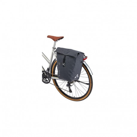 VAUDE ReCycle Pro Single Rear Bicycle bag 22 L Fabric, Polyamide, Polyester, Polyurethane Black, Gre