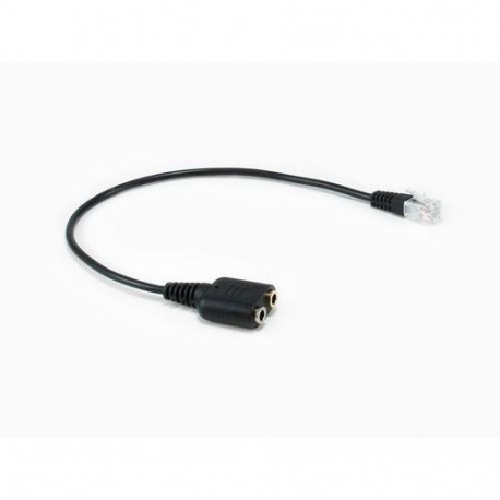 Equip RJ9 to 3.5mm Headset Audio Adapter