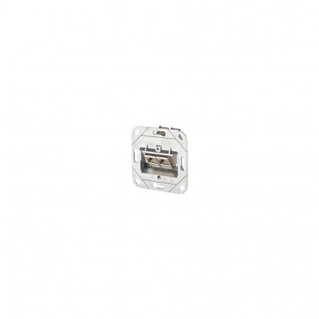 METZ CONNECT E-DAT 2x UP0 Cat.6A socket-outlet RJ-45 Silver