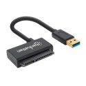 Manhattan USB-A to SATA 2.5&quot; Adapter Cable, 42cm, Male to Male, 5 Gbps (USB 3.2 Gen1 aka US