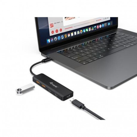 Equip USB-C 4-Port USB 3.2 Gen 2 (10Gbps) Hub, USB-C x 2, USB-A x 2