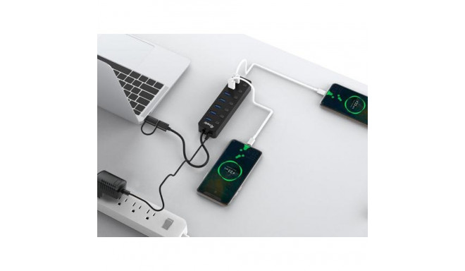 Equip 7-Port USB 3.2 Gen 1 Hub with Power Adapter