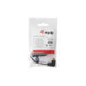 Equip USB 2.0 C to C 90°angled Coiled Cable, M/M, 1 m