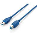 Equip USB 3.0 Type A to Type B Cable, 3.0m , Blue