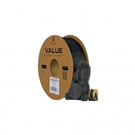 3D Prima 12822 3D printing material Polylactic acid (PLA) Black 1 kg