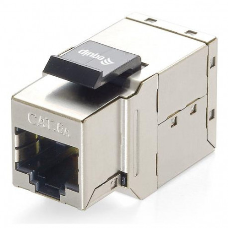 Equip Cat.6A Shielded Keystone Inline Coupler