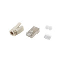 Equip Cat.6A RJ45 Shielded Plug Set, 100pcs/pack