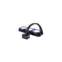 Alphacool Eisbaer Pro Aurora 360 Processor All-in-one liquid cooler 12 cm Black, White 1 pc(s)
