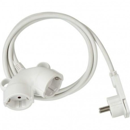 Brennenstuhl 1161820225 power extension 5 m 2 AC outlet(s) Indoor White