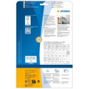 HERMA Labels A4 25,4x10 mm white extra strong adhesion paper matt 4725 pcs.