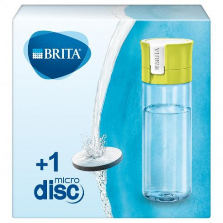 Brita Fill&Go Bottle Filtr Lime Water filtration bottle Lime, Transparent