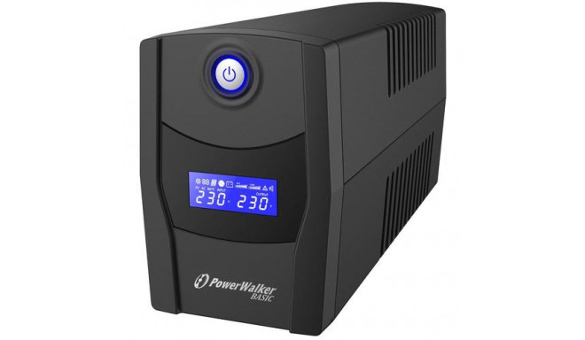 PowerWalker VI 600 STL uninterruptible power supply (UPS) Line-Interactive 0.6 kVA 360 W 2 AC outlet