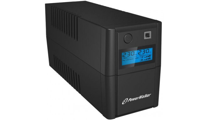 PowerWalker VI 650 SHL Schuko uninterruptible power supply (UPS) Line-Interactive 0.65 kVA 360 W 2 A