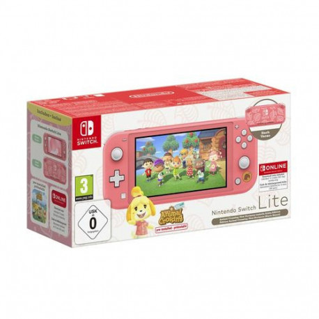 Nintendo Switch Lite Animal Crossing: New Horizons Isabelle Aloha Edition portable game console 14 c