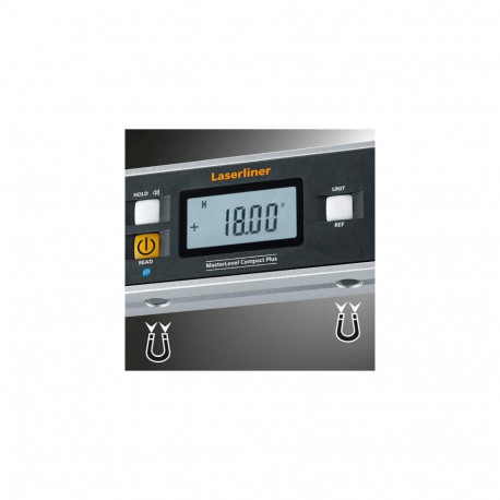 Laserliner MasterLevel Compact Plus level Black, Grey