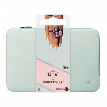 Mobilis 049006 laptop case 40.6 cm (16") Sleeve case Grey, Pink