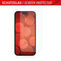 Displex Screen Protector + Case for Apple iPhone 15, Eco Mounting Frame, scratch resistant