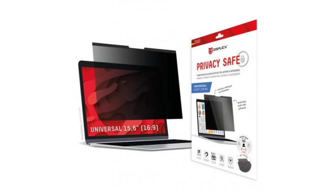 Displex PRIVACY SAFE magnetic 2-way privacy filter for Laptop/ Notebook 15,6&#039;&#039; (16