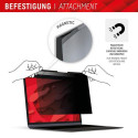 Displex PRIVACY SAFE magnetic 2-way privacy filter for Laptop/ Notebook 14&#039;&#039; (16:9