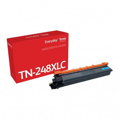 EverydayTM Cyan Toner by Xerox compatible with Brother TN248XLC, High capacity