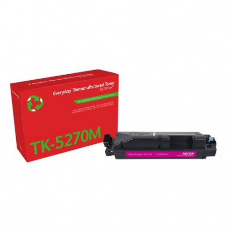 EverydayTM Magenta Remanufactured Toner by Xerox compatible with Kyocera TK-5270M, Standard capacity