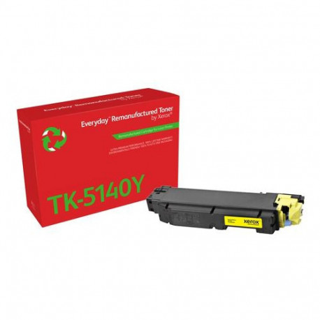 Everyday™ Yellow Remanufactured Toner by Xerox compatible with Kyocera TK-5140Y, Standard capacity