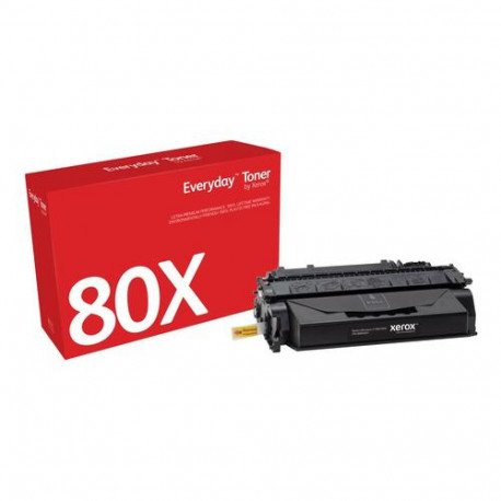 EverydayTM Black Toner by Xerox compatible with HP 80X (CF280X), High capacity
