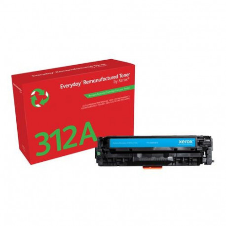 Everyday™ Cyan Remanufactured Toner by Xerox compatible with HP 312A (CF381A), Standard capacity