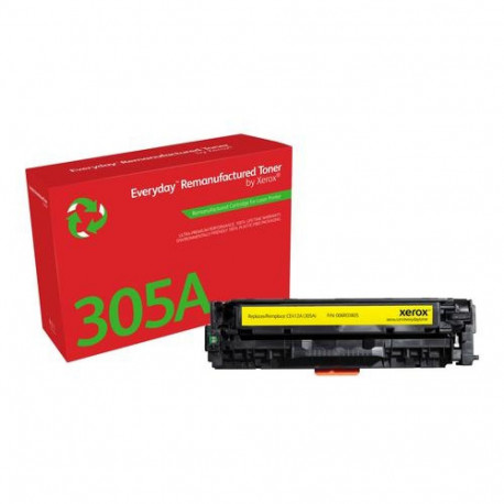 Everyday™ Yellow Remanufactured Toner by Xerox compatible with HP 305A (CE412A), Standard capacity