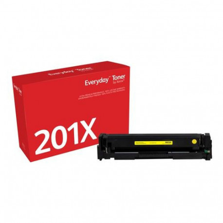 EverydayTM Yellow Toner by Xerox compatible with HP 201X (CF402X), High capacity