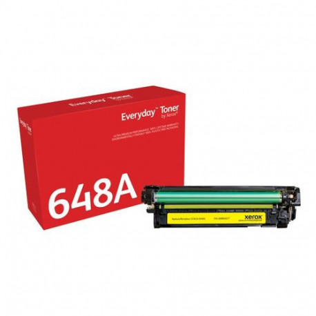 EverydayTM Yellow Toner by Xerox compatible with HP 648A (CE262A), Standard capacity