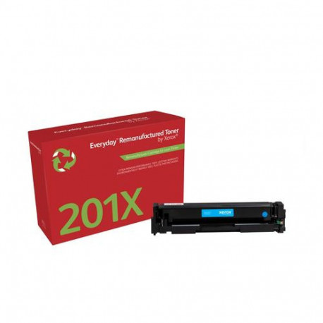 Everyday™ Cyan Remanufactured Toner by Xerox compatible with HP 201X (CF401X), High capacity