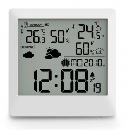 Hama 00222238 digital weather station White LED Battery