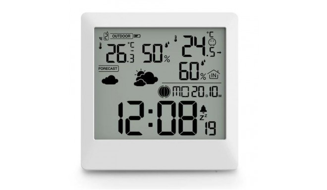 Hama 00222238 digital weather station White LED Battery