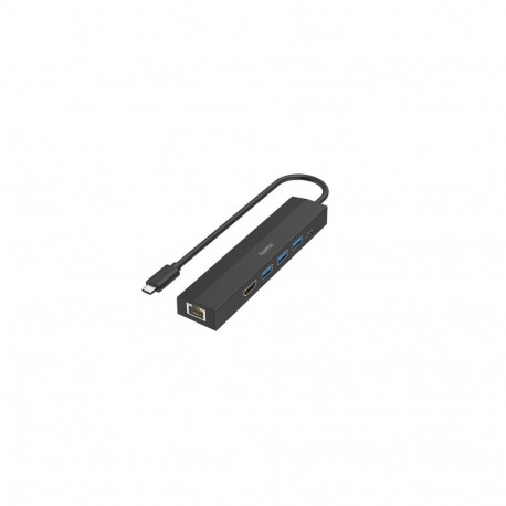 Hama 00200144 interface hub USB 3.2 Gen 1 (3.1 Gen 1) Type-C 5000 Mbit/s Black