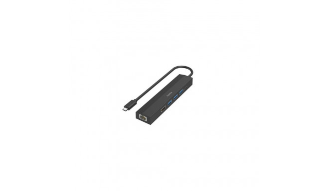 Hama 00200144 interface hub USB 3.2 Gen 1 (3.1 Gen 1) Type-C 5000 Mbit/s Black