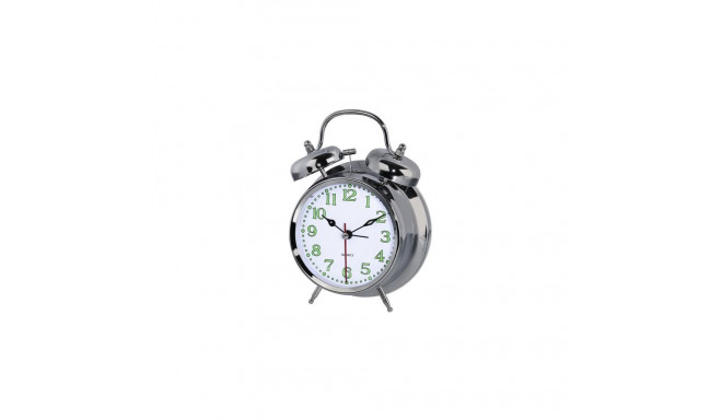 Hama Nostalgia Quartz alarm clock Silver