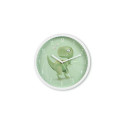 Hama Cebu Quartz clock Round Green, White