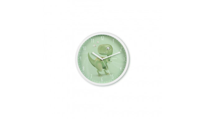 Hama Cebu Quartz clock Round Green, White