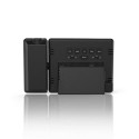 Hama Plus Charge Digital alarm clock Black
