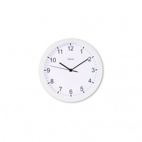 Hama Elba Quartz clock Round White