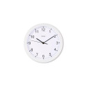 Hama Elba Quartz clock Round White