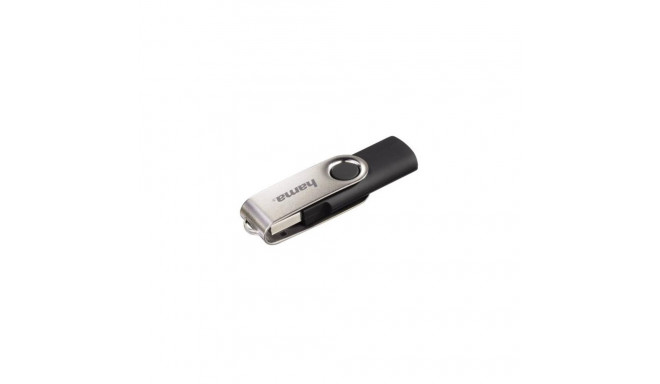 Hama 8GB Rotate USB flash drive USB Type-A 2.0 Black, Silver