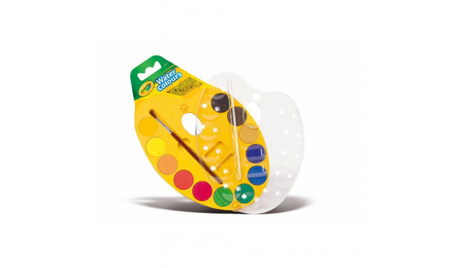 CRAYOLA Watercolours paint palette, 12 pcs
