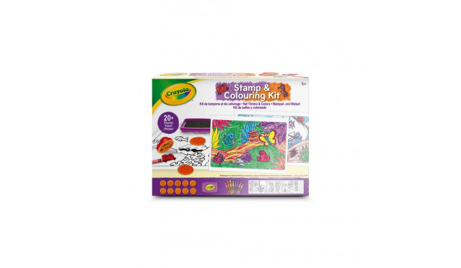 CRAYOLA Stamp & Colouring Kit