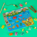 Montessori mesimagneti puidust kalapüügimäng