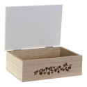 Dekoratiivsete karpide komplekt DKD Home Decor Puit MDF (17 x 12 x 6 cm)
