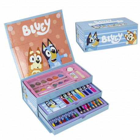 Box of Paints Bluey Blue Briefcase