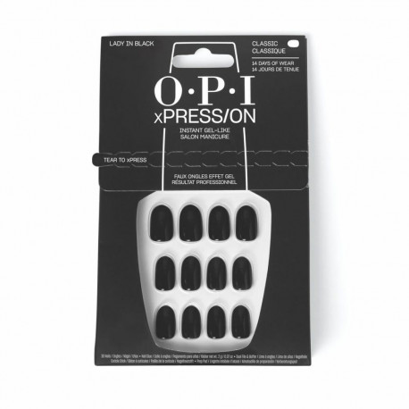 False nails Opi #Lady in Black Lady In Black 30 Pieces