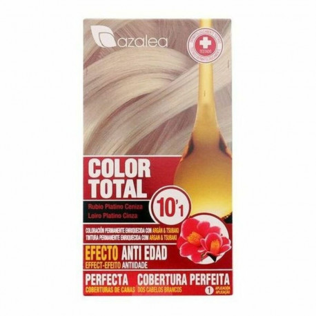 Permanent Anti-Ageing Dye Azalea Color Total Light Platinum Blonde Platinum Blonde Nº 10,1-Rubio Pla